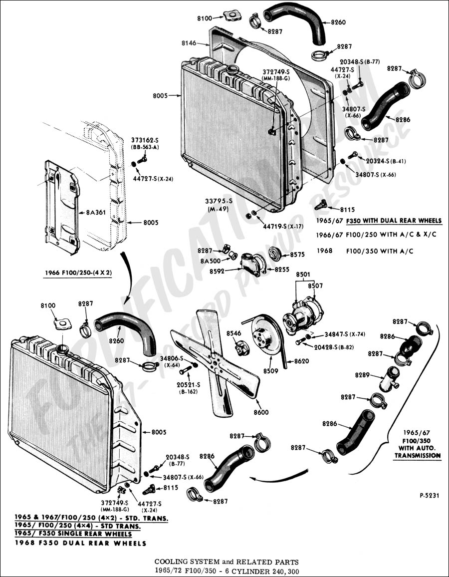 Ford Truck Technical Drawings And Schematics Section F Heating