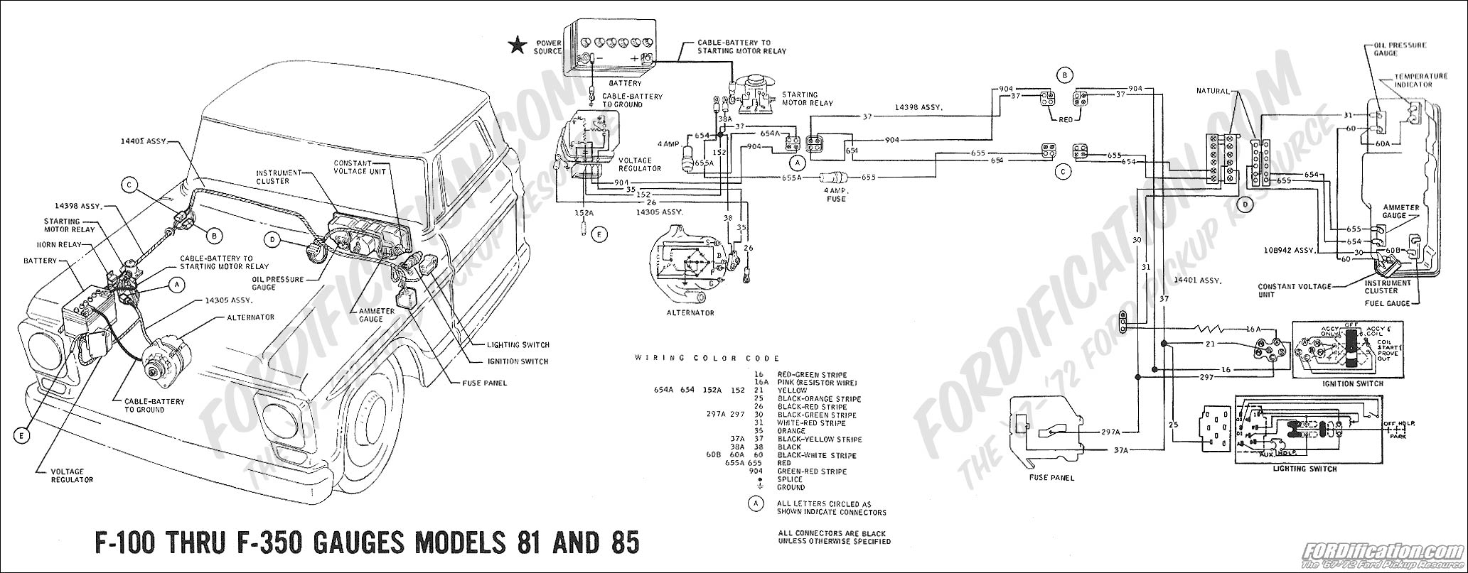 Ford Truck Technical Drawings and Schematics - Section H - Wiring Diagrams